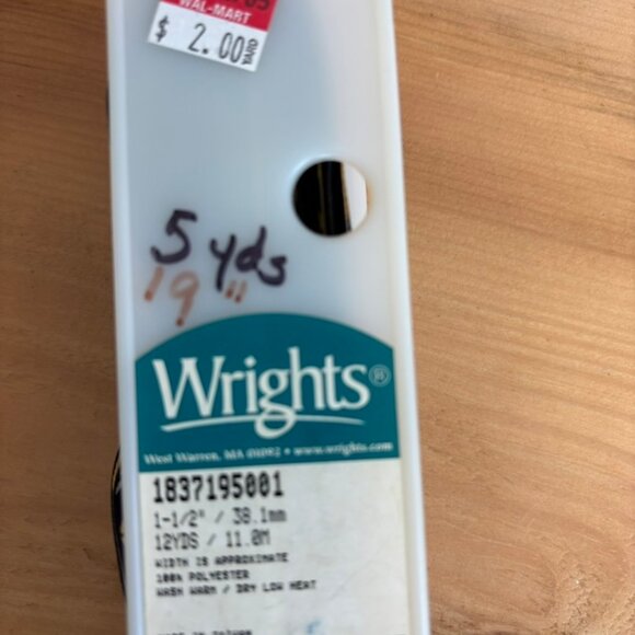 Vintage Sewing Trim Asian Cherry Blossom Print 5 yds - Picture 6 of 9